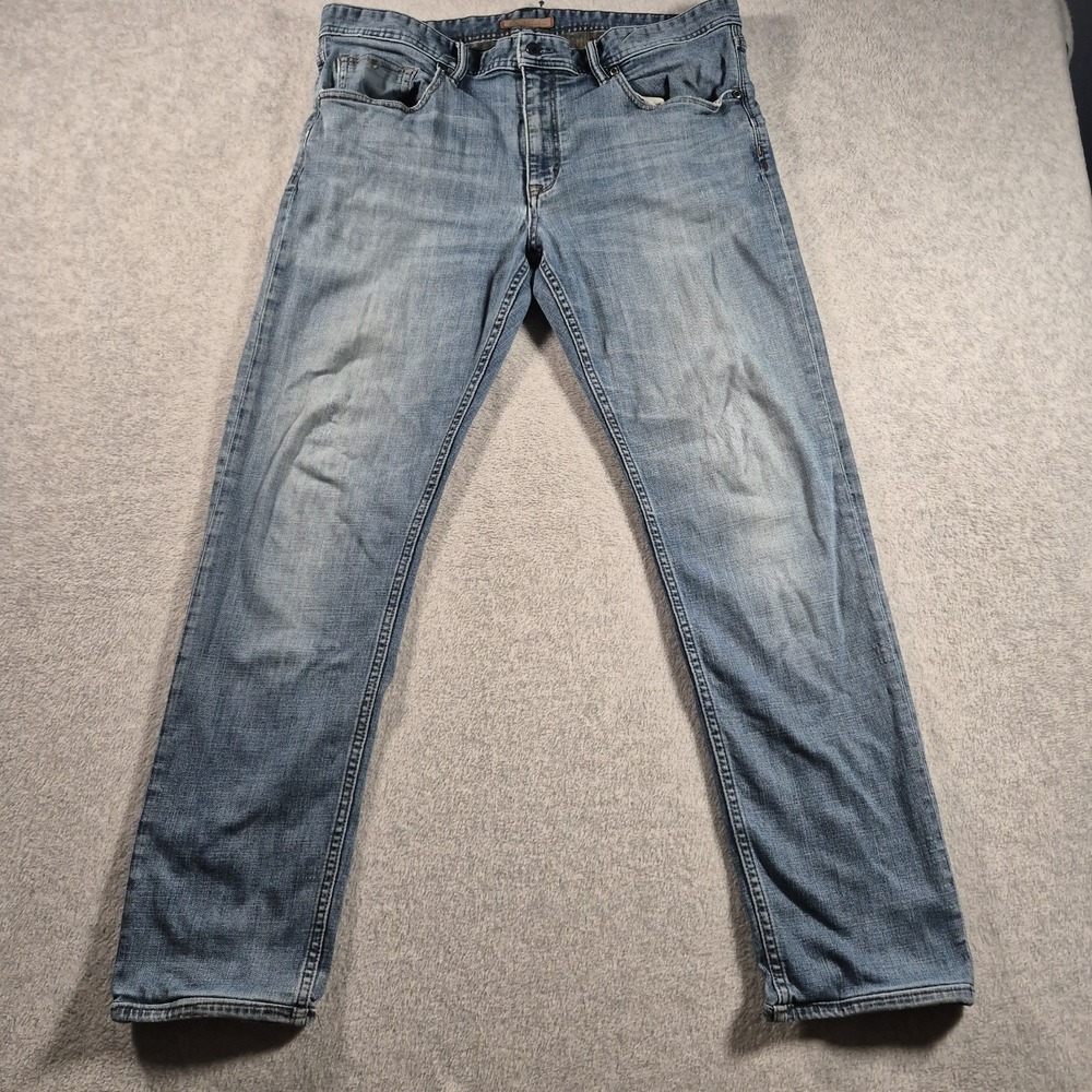 Robert Graham Jeans Mens 36X30 Blue Slim Straight Stretch 5 Pocket EUC